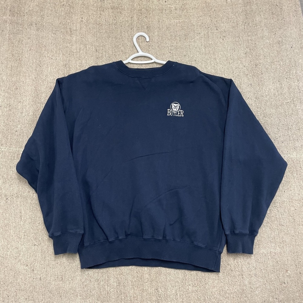 Vintage Butler University Bulldog sweatshirt mens large blue 1990s UNI